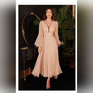 Pleated beautiful dress